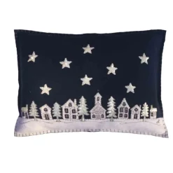 Jan Constantine Seasonal Decor|Pillows & Throws-Starry Night Pillow - Navy