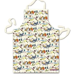 Emma Ball Aprons-Stitched Birdies Apron