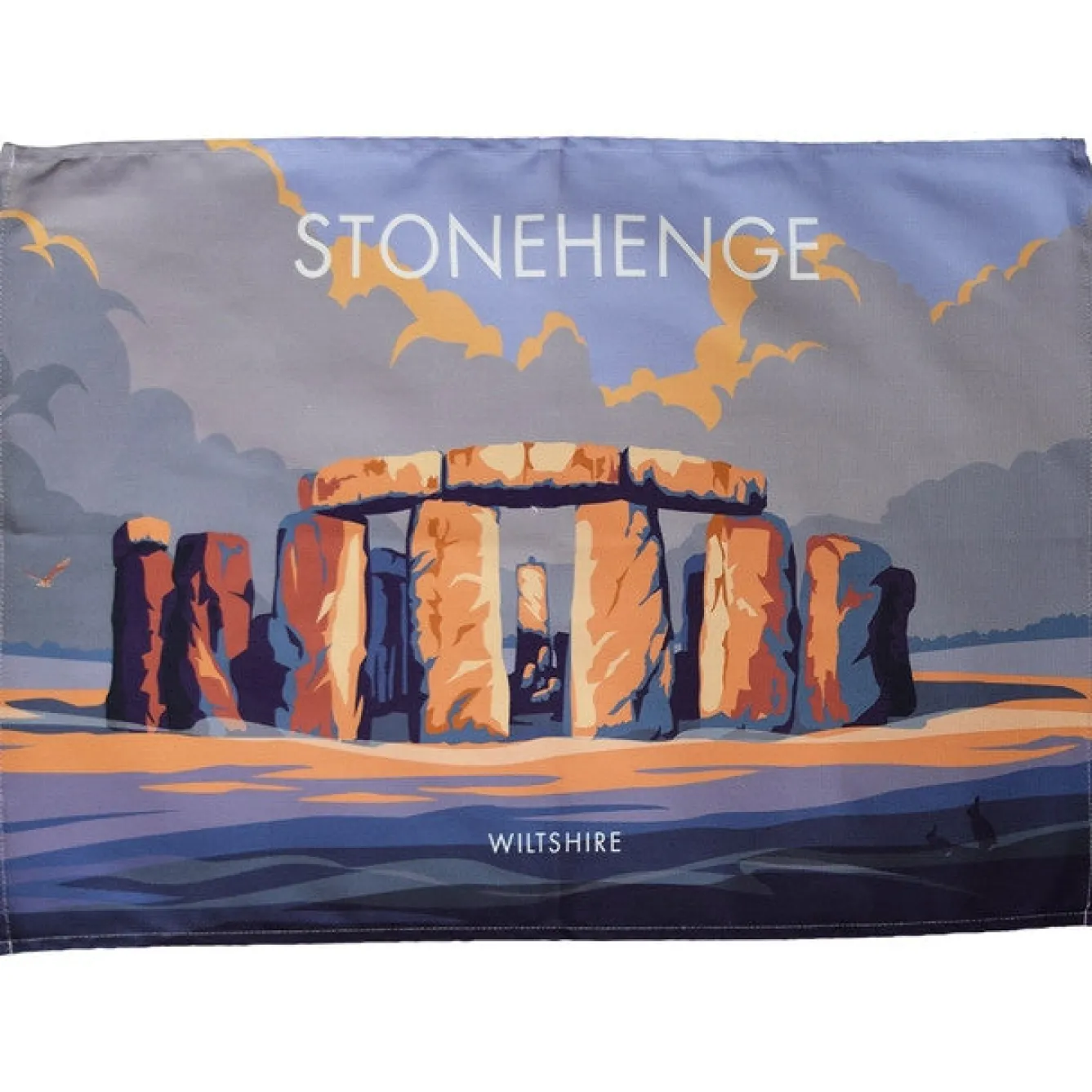 Town Towels Tea|Tea Towels-Stonehenge Tea Towel