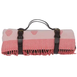 Sophie Allport Picnic-Strawberries Knitted Picnic Blanket