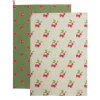 Sophie Allport Tea|Tea-Strawberries Set of 2 Tea Towels by