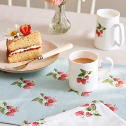 Sophie Allport Table Runners-Strawberries Table Runner