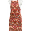 William Morris Aprons-Strawberry Thief Red Cotton Apron
