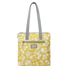 Earth Squared Bags Bags-Sunburst Oil Cloth Backpack Tote Bag