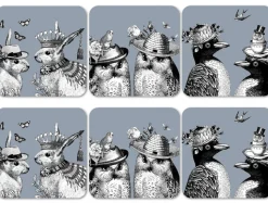 Repeat Repeat Coasters-Sunday Best Grey Coasters Set of 6