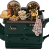 Ceramic Inspirations Tea|Teapots-Sunday Roast Large Aga Teapot - Green
