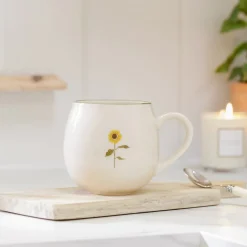 Sophie Allport Tea-Sunflower Stoneware Mug