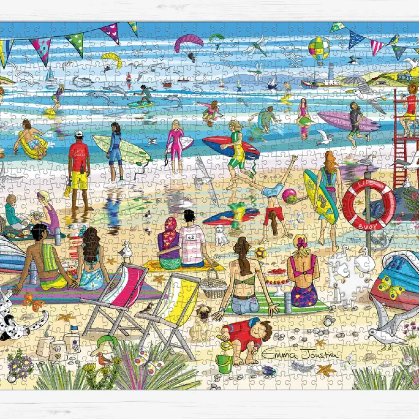 GB Jigsaws Ltd Puzzles-Surf's Up 1000 Piece Jigsaw Puzzle