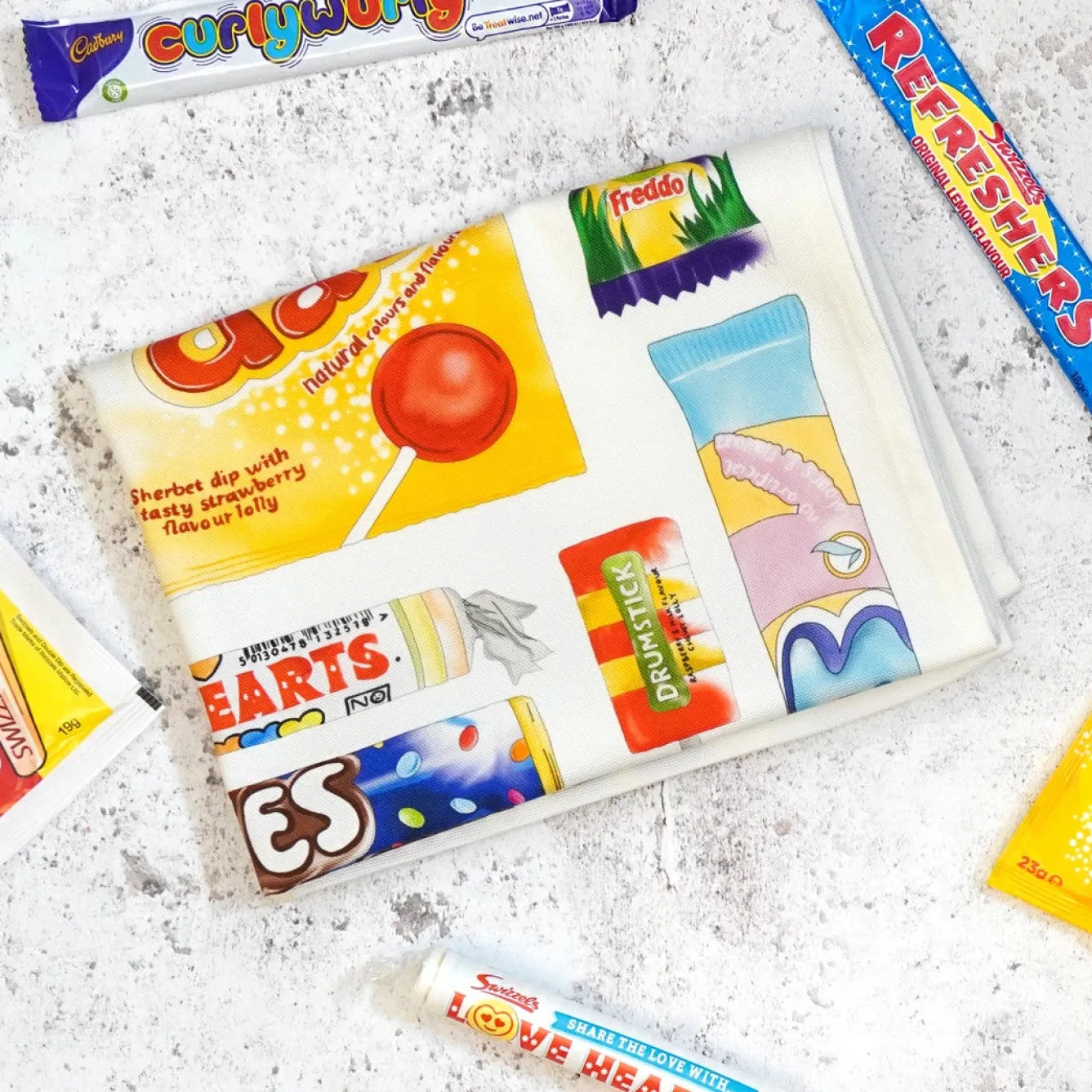 Corinne Alexander Tea|Tea Towels-Sweeties Tea Towel by