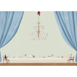 Laura Stoddart Placemats-Table for Two Pad of 18 Paper Placemats