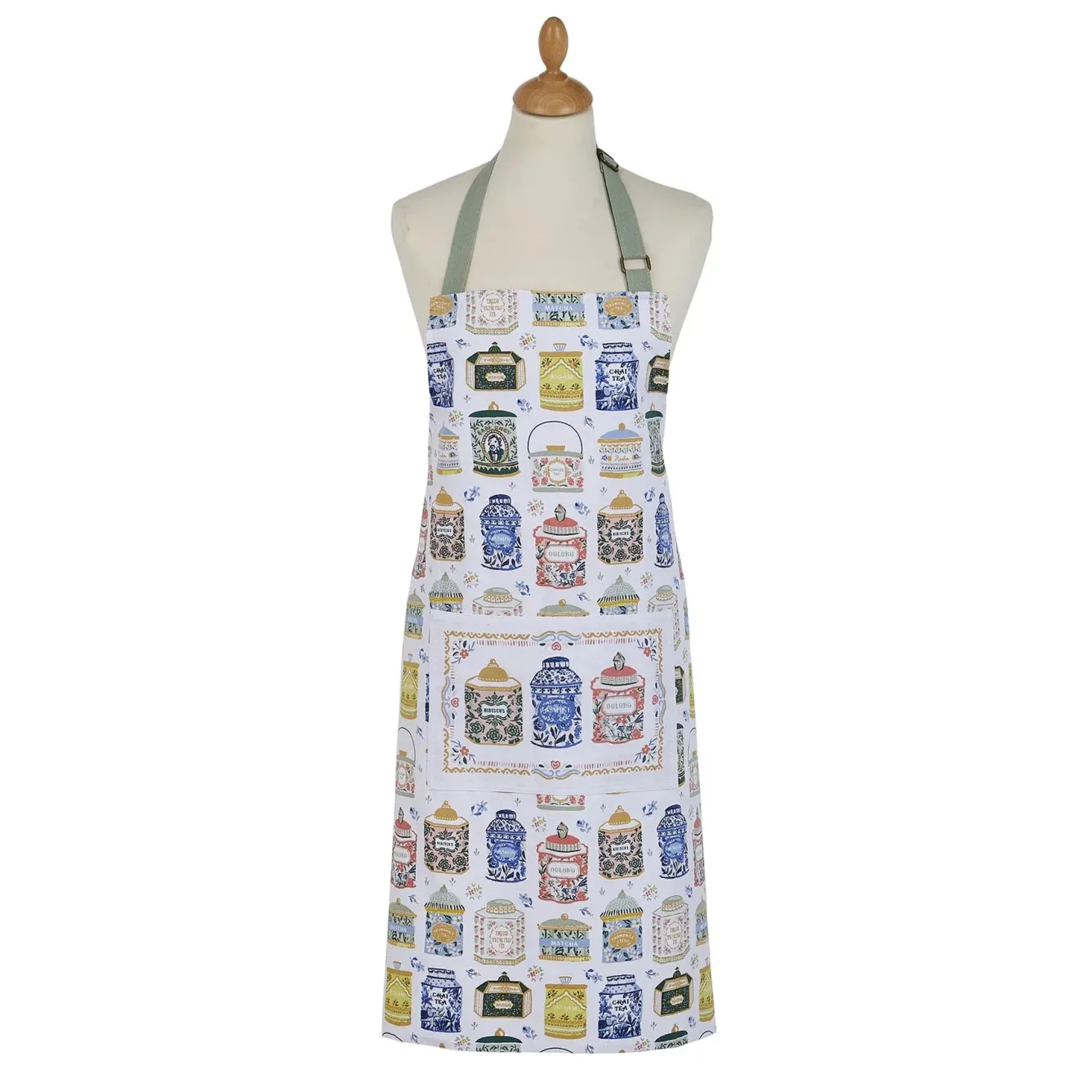Ulster Weavers Aprons-Tea Tins Cotton Apron