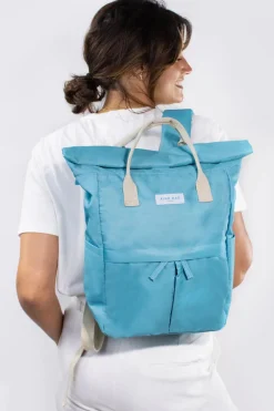 Kind Bag London Bags-Teal Hackney Medium Backpack