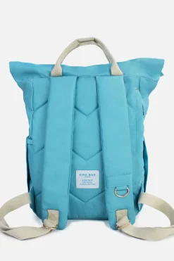 Kind Bag London Bags-Teal Hackney Medium Backpack
