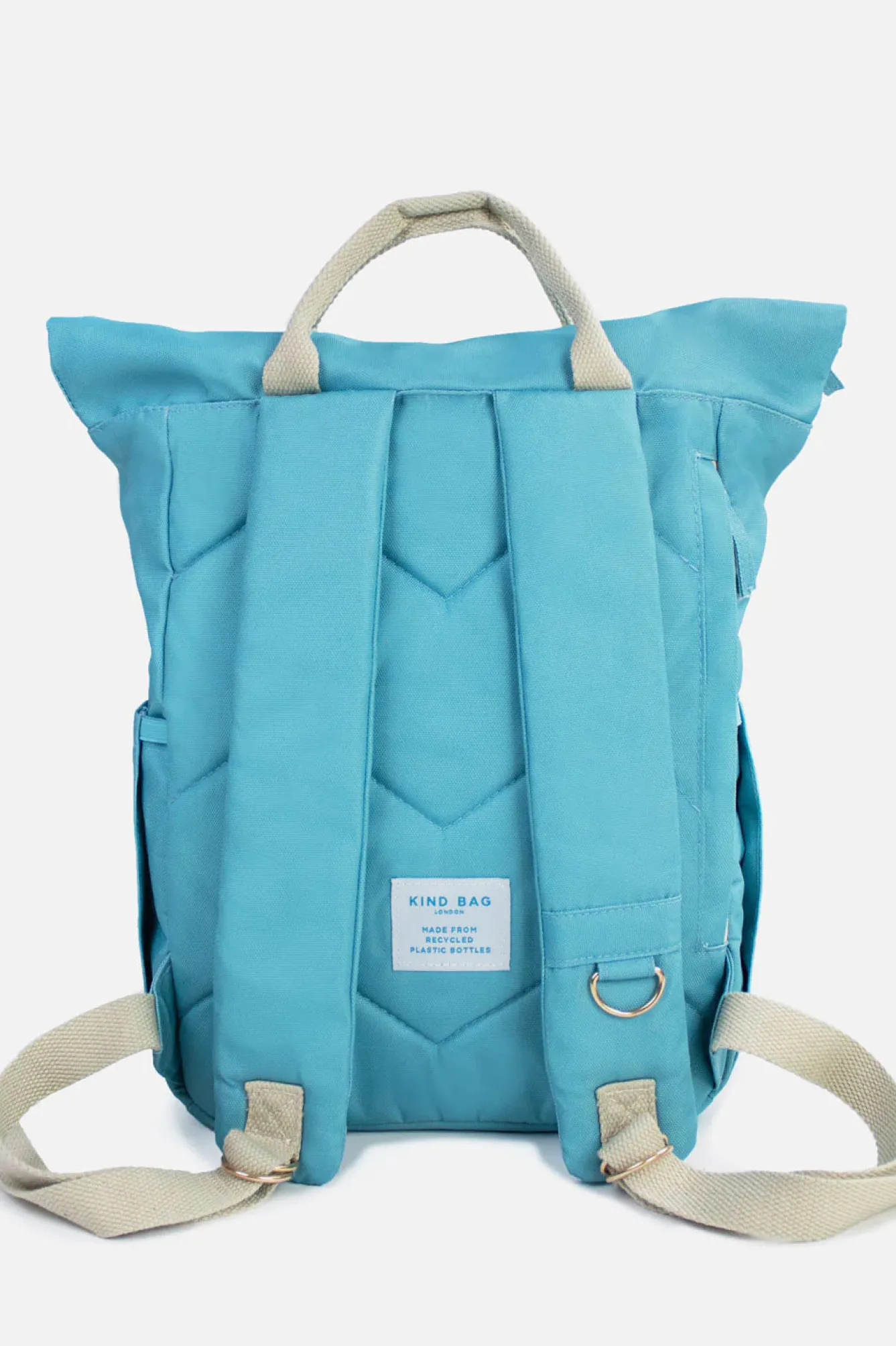 Kind Bag London Bags-Teal Hackney Medium Backpack