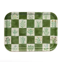 Roomytown Trays-15th Century Illustrated Herbs Birchwood Tray