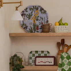 Roomytown Trays-15th Century Illustrated Herbs Birchwood Tray