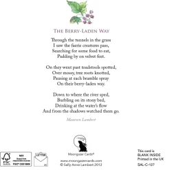 Moongazer Cards Greeting Cards-The Berry Laden Way Greeting Card