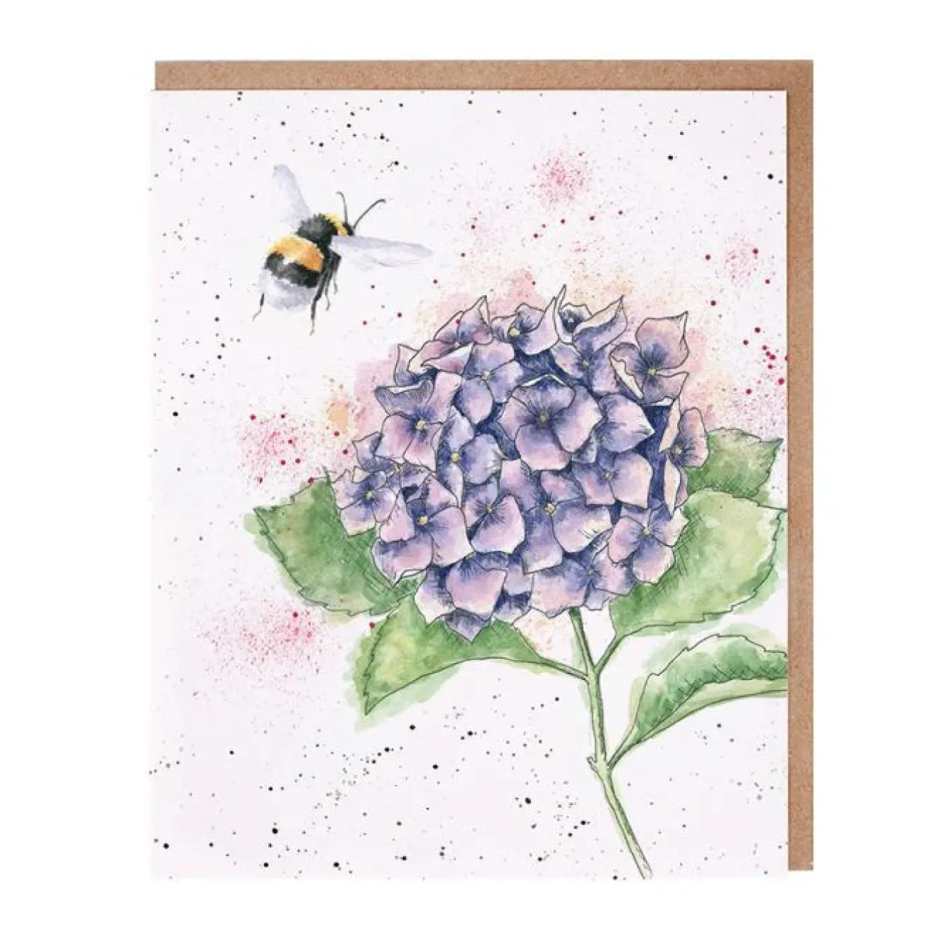 Wrendale Designs Greeting Cards-'The Busy Bee' Blank Greetings Card