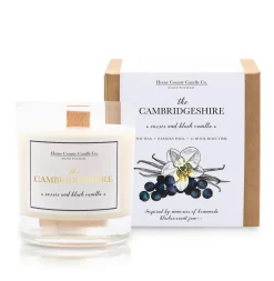 Home County Candles Home Fragrance-The Cambridgeshire Cassis and Black Vanilla Candle