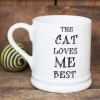 Sweet William Pets|Pets-The Cat Loves Me Best Mug
