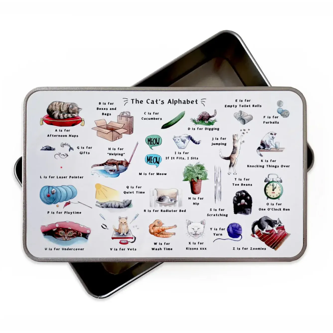 Yeti Storage Caddies|Storage-The Cat's Alphabet Storage Tin