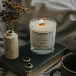 Home County Candles Home Fragrance-The Cheshire Candle Clean Cotton Candle