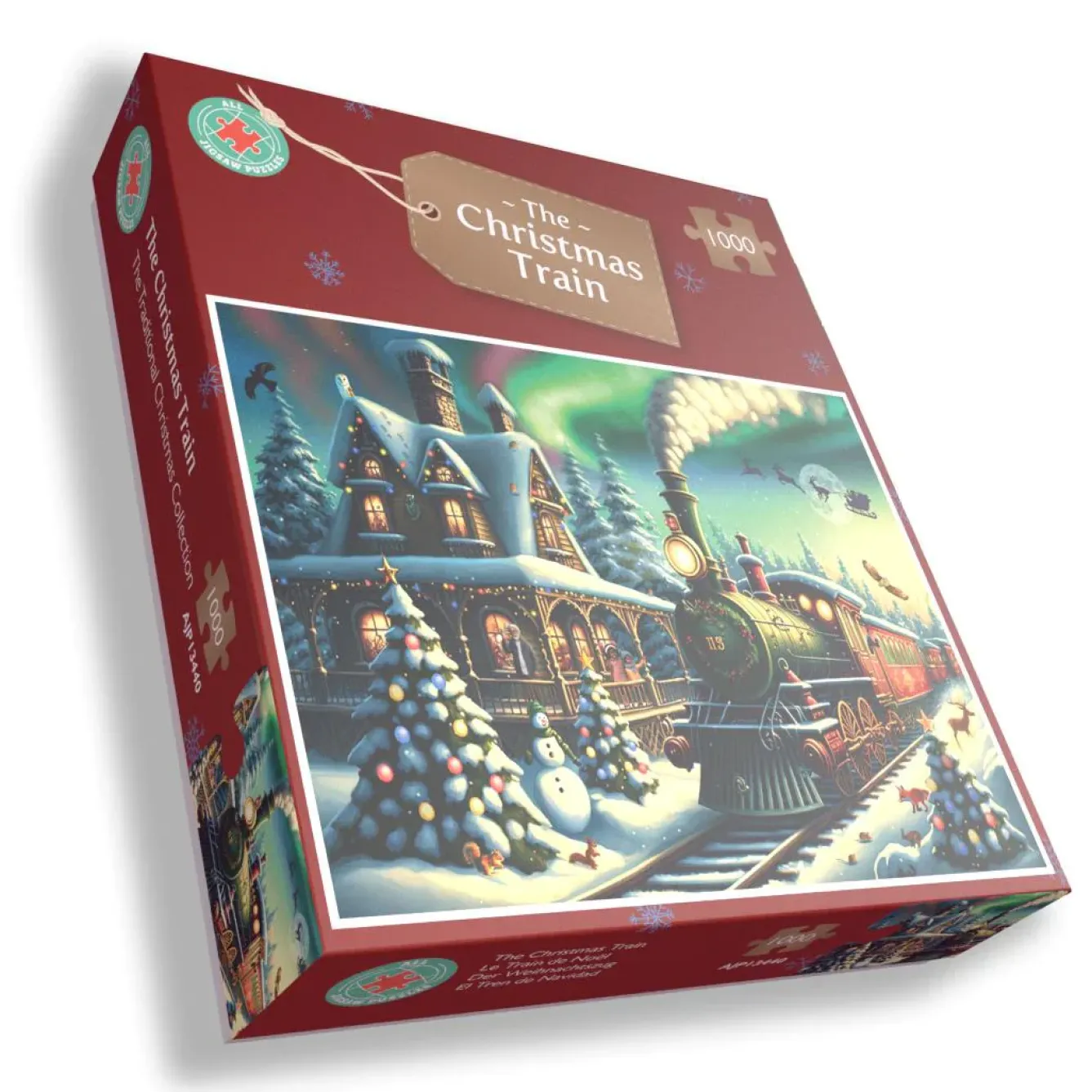 All Jigsaw Puzzles Puzzles|Children-The Christmas Train 1000 Piece Jigsaw Puzzle