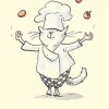 Two Bad Mice Greeting Cards-The Complete Chef Greetings Card