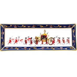 Halcyon Days Royal|Stationery-The Coronation at Westminster Abbey Bone China Pen Tray