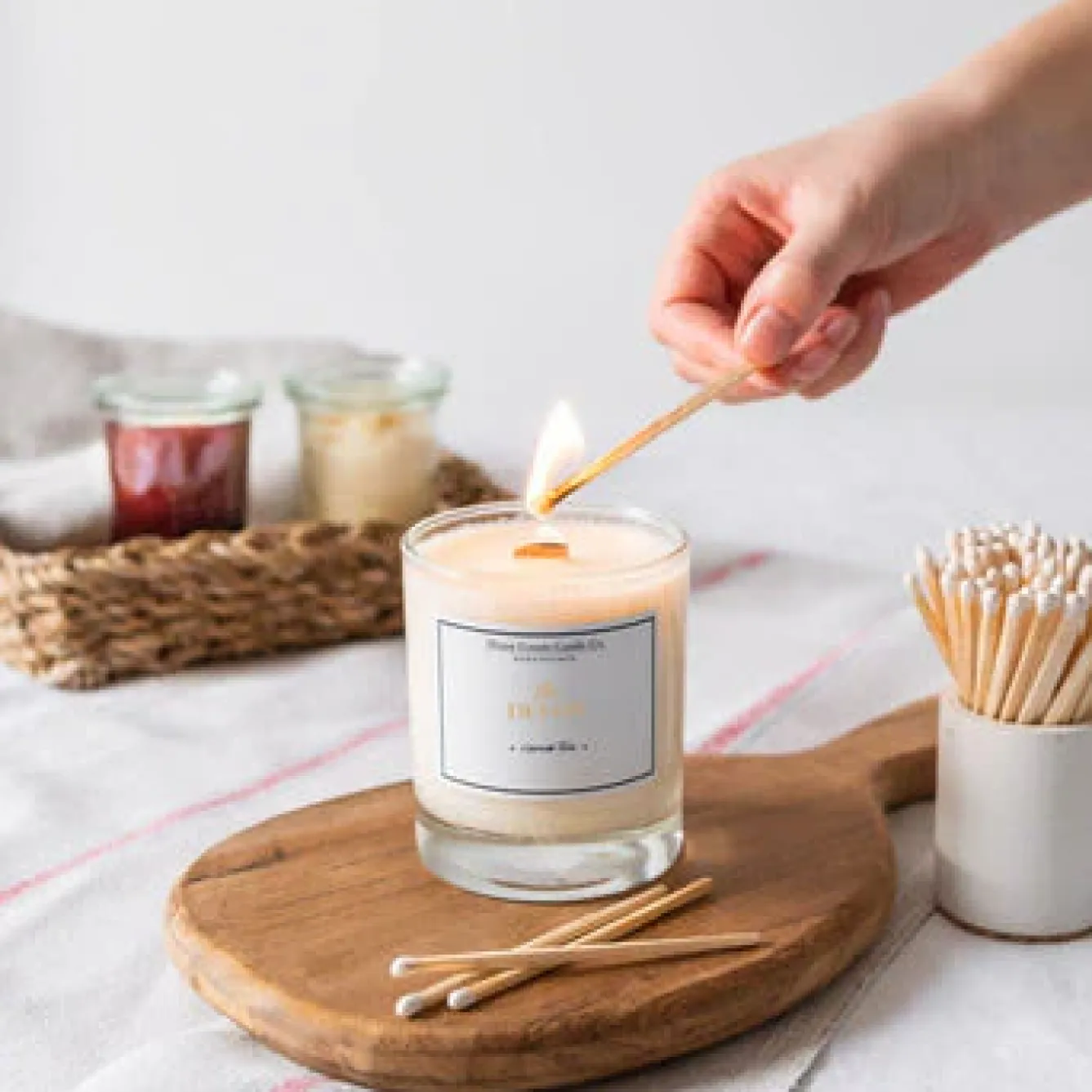 Home County Candles Home Fragrance-The Devon Cream Tea Candle