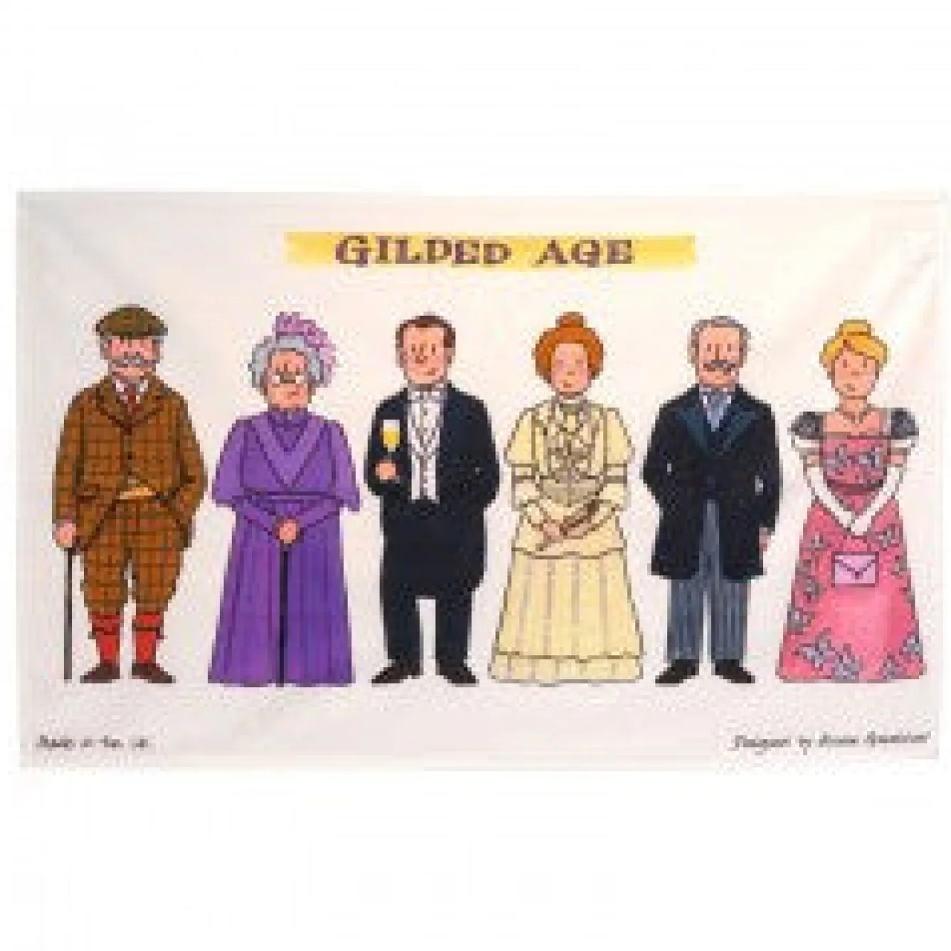 Alison Gardiner Tea|Tea Towels-The Gilded Age Tea Towel