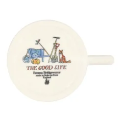 Emma Bridgewater Whimsical|Flowers & Garden-The Good Life In The Garden 1/2 Pint Mug