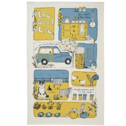 Poppy Treffry Tea|Tea Towels-The Good Life Time Tea Towel