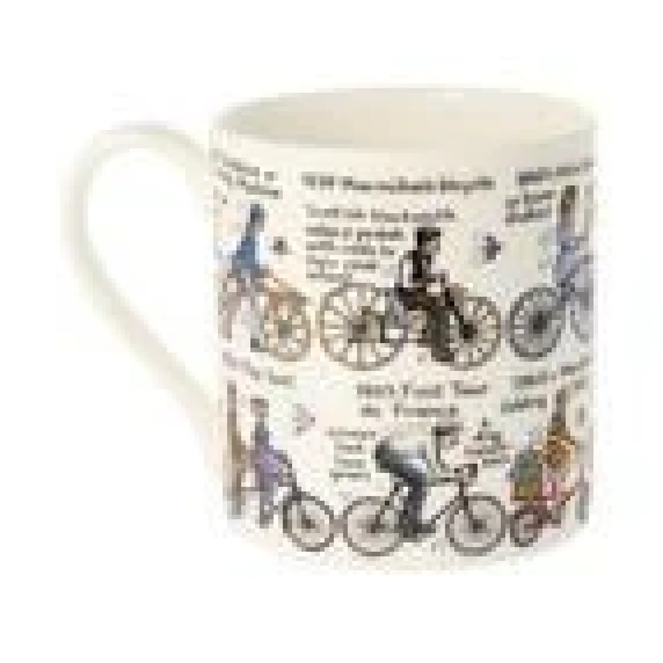 Picturemaps Tea|Sports-The History of Cycling Bone China Mug