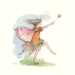 Moongazer Cards Greeting Cards-The Mischief Faerie Greeting Card