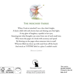 Moongazer Cards Greeting Cards-The Mischief Faerie Greeting Card