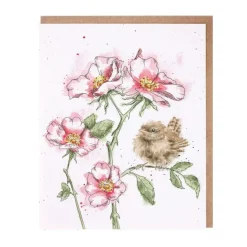 Wrendale Designs Greeting Cards-'The Rose Garden' Blank Greetings Card