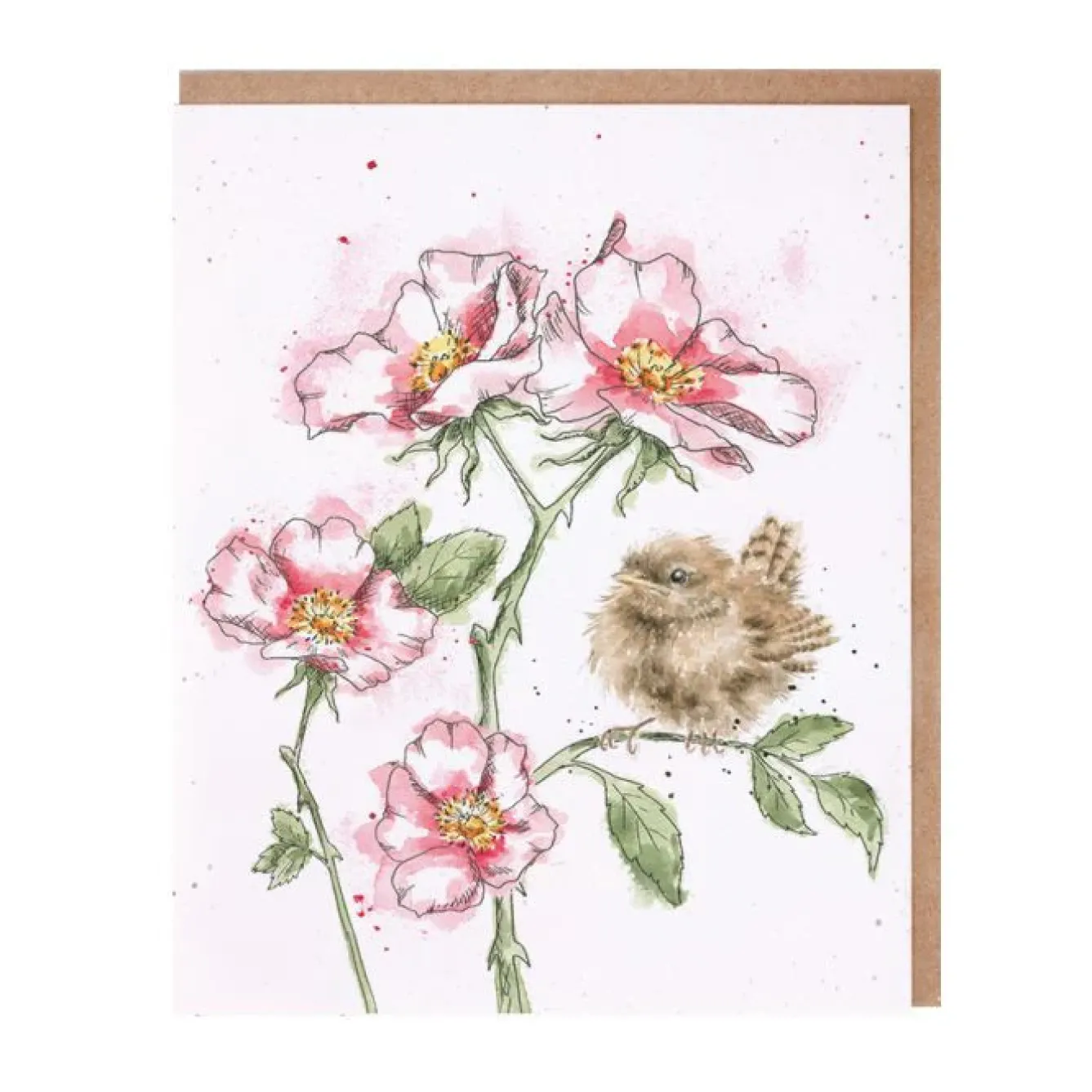 Wrendale Designs Greeting Cards-'The Rose Garden' Blank Greetings Card
