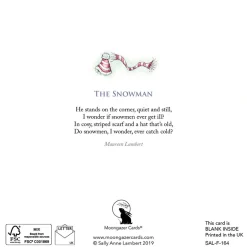 Moongazer Cards Christmas Cards|Greeting Cards-The Snowman Christmas Greeting Card