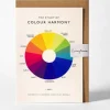 Roomytown Greeting Cards-The Study of Colors Greetings Card