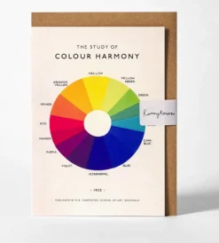 Roomytown Greeting Cards-The Study of Colors Greetings Card