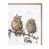 Wrendale Designs Greeting Cards-'The Twits' Owl Greetings Card