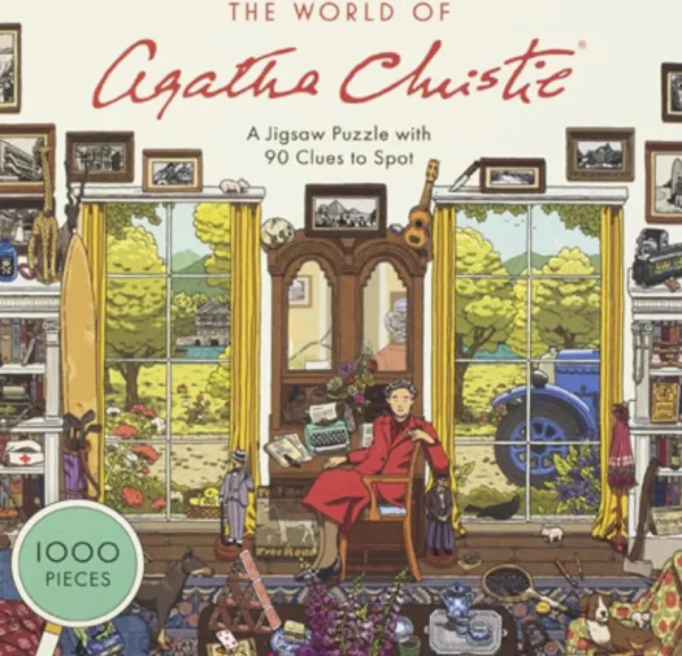 Chronicle Books Puzzles-The World of Agatha Christie 1000 Piece Jigsaw Puzzle