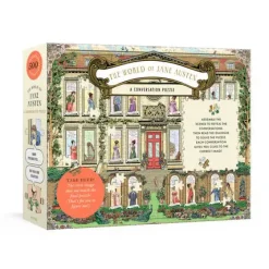 Chronicle Books Puzzles-The World of Jane Austen Conversation 500 piece Jigsaw Puzzle
