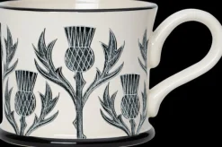 Moorland Pottery Whimsical|Flowers & Garden-Thistle Mug by