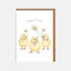 Lottie Murphy Easter-Three Chicks Easter Card