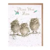Wrendale Designs Christmas Cards|Seasonal Decor-'Three Wise Men' Owls Christmas Greeting Card