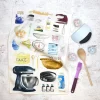 Corinne Alexander Tea|Tea Towels-Time to Bake Tea Towel by