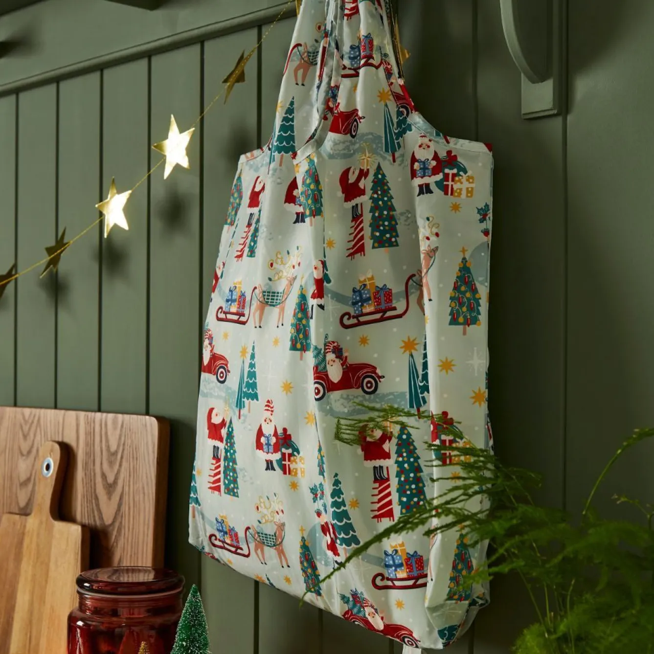 Ulster Weavers Bags-Tis the Season Packable Bag