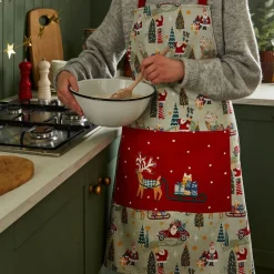 Ulster Weavers Aprons-Tis the Season Recycled Cotton Apron